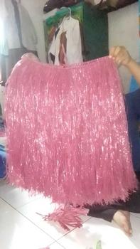 Product Review of Rok rumbai tali rafia / rok Hawai perlengkapan untuk menari Dewasa from M**🔥 0