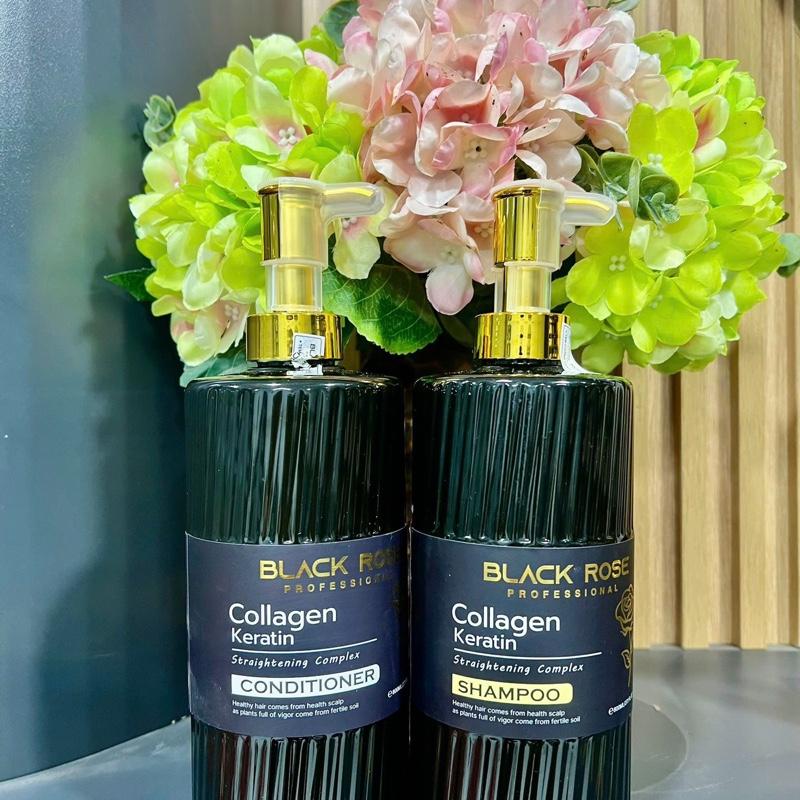 cặp dầu gội cao cấp 1600ml BLACK ROSE , hương thơm dịu dàng .
