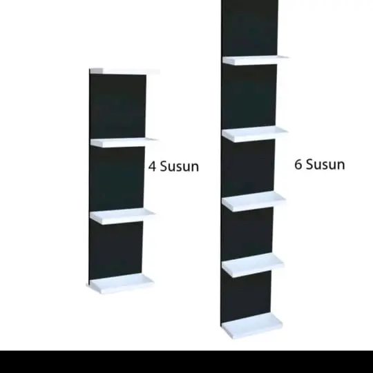 Rak sudut / rak susun / rak buat simpan poto / rak kayu bagus 5