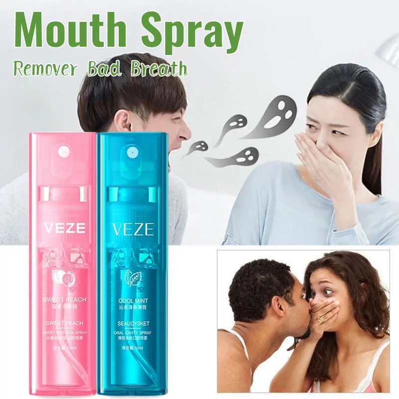 VEZE Refreshing Mouth Spray 10ml - Parfum Mulut / Pengharum Mulut / Penyegar Mulut Untuk Penghilang Bau Mulut 1