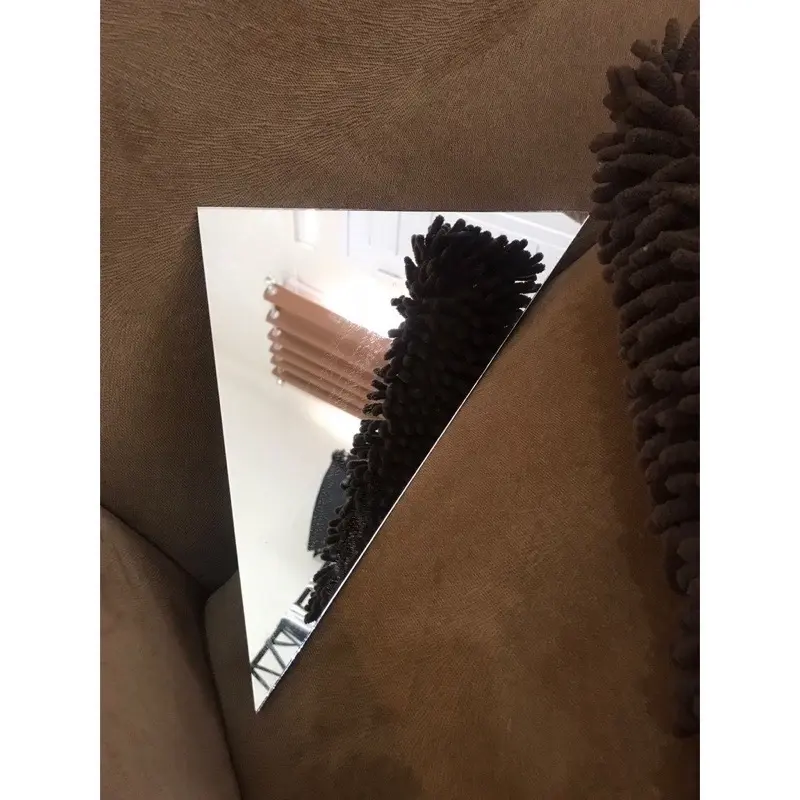 ￼TERMURAH Paket 20 Pcs Kaca Cermin Aesthetic Ukuran 20CM X 20CM Kaca Cermin Segitiga Minimalis ASLI KACA 100% 2