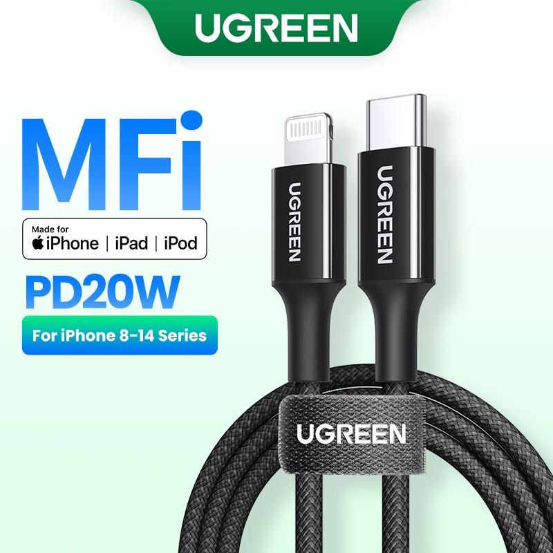 UGREEN USB-C to Lightning charging cable 480mbps suitable for Apple 14/13/13…