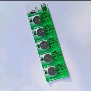BATERAI 1 LEMBAR ISI 5 PCS MXL  CR2032 LITHIUM CELL REMOT MOTOR- BISA COD