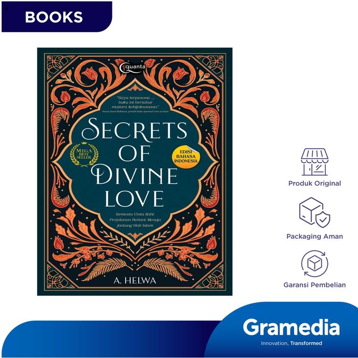 Gambar Gramedia Buku Secrets of Divine Love Semesta Cinta Ilahi: Perjalanan Rohani Menuju Jantung Hati Islam (A. Helwa) dari Gramedia Kota Administrasi Jakarta Barat Tokopedia