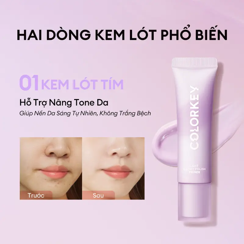 Kem Lót COLORKEY Giúp Hỗ Trợ Điều Chỉnh Màu Da & Nâng Tông Da Mỏng Nhẹ Không Gây Bí Da 30g | BigBuy360 - bigbuy360.vn Kem Lót COLORKEY Giúp Hỗ Trợ Điều Chỉnh Màu Da & Nâng Tông Da Mỏng Nhẹ Không Gây Bí Da 30g | BigBuy360 - bigbuy360.vn