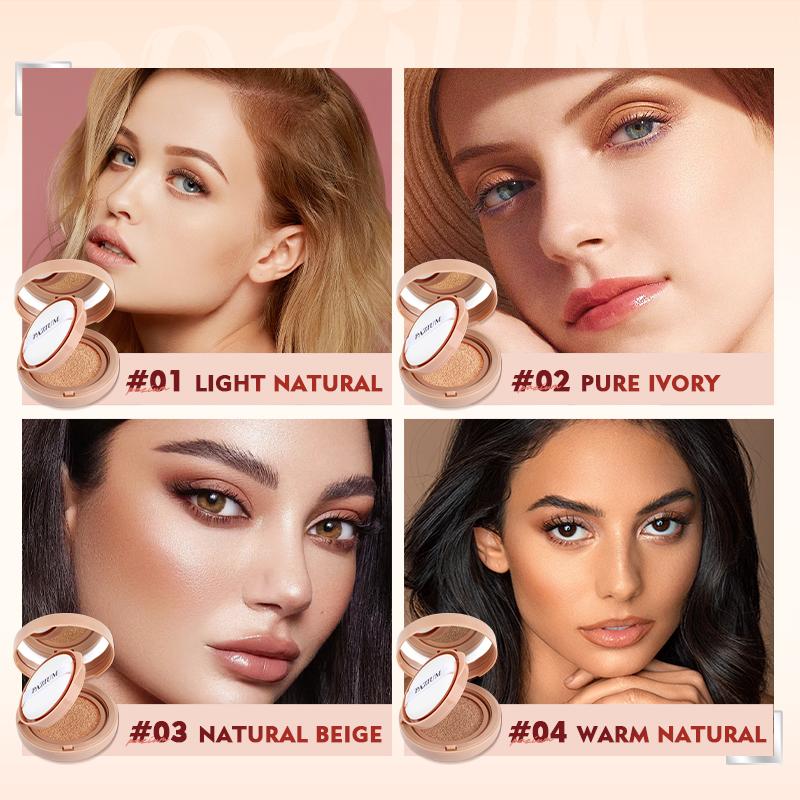 Product Introduction of 【SG Ready Stock】PAZIUM Air Cushion BB Cream Natural Long-lasting Waterproof Brighten 4 Colors Cosmetics for Women Makeup Powder Smooth Silky 3