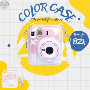 CASE INSTAX MINI 12 FREE SHOULDER STRAP/HARDCASE INSTAX MINI/COLOR CASE INSTAX MINI 12