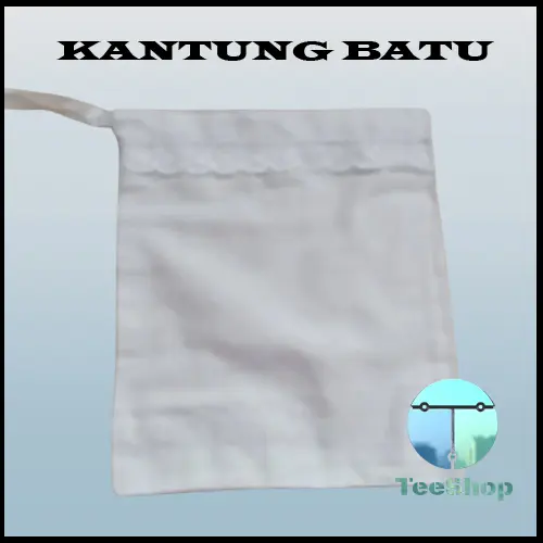 Kantong Batu Bertali Untuk Haji dan Umroh bahan katun bagus