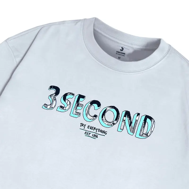 3Second Kaos Pria Lengan Pendek Katun Regular Fit OL-C300424 Tshirt 5