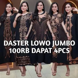 DASTER LOWO JUMBO CABUTAN IRENGAN BAJU SANTAI DAN NYAMAN Busui Motif grafis soft 11 Dress