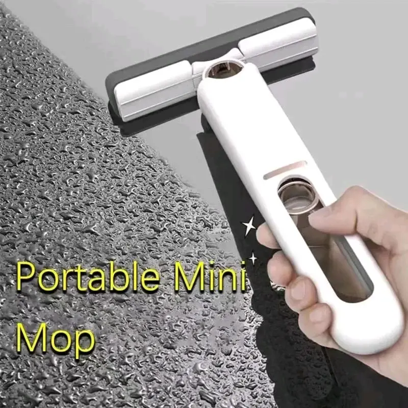ALAT PEMBERSIH RUANGAN / HOME CAR PORTABEL MINI MOP/ MINI HANDS FREE SQUEEZE MOP DESKTOP