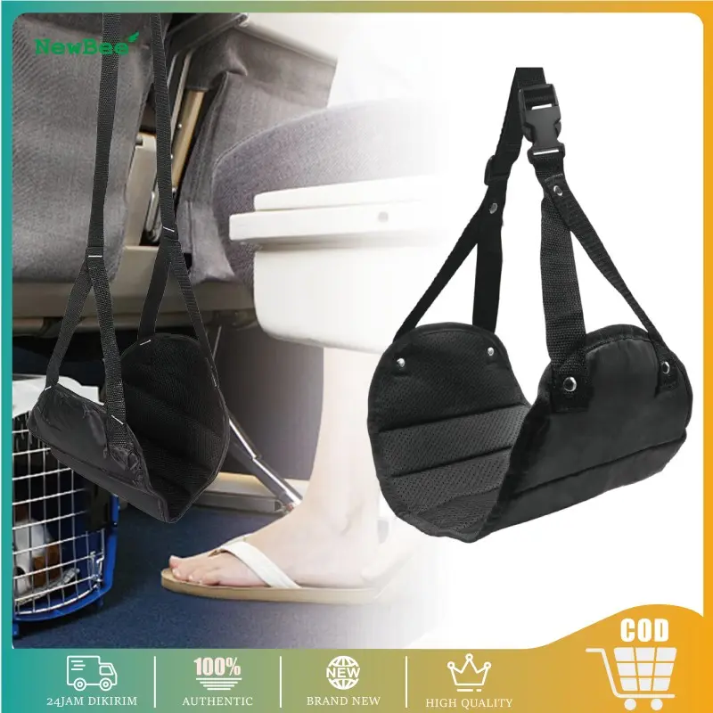 Sandaran Kaki Gantung Foot Rest Hammock Portable Travel Pijakan Kaki Gantung