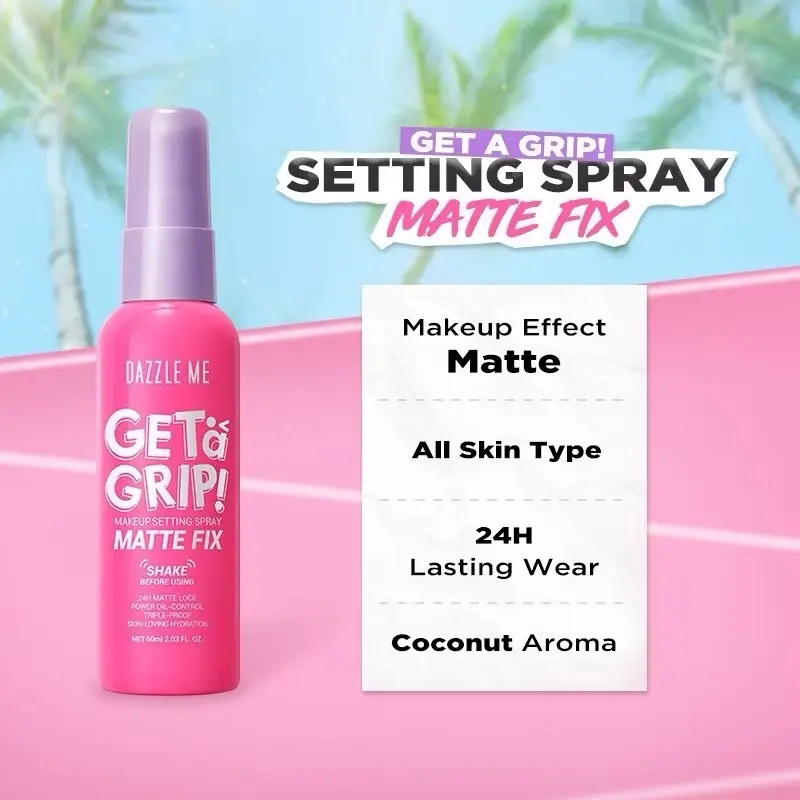 DAZZLE ME GET A GRIP SETTING SPRAY FINISHING 60 ML 5