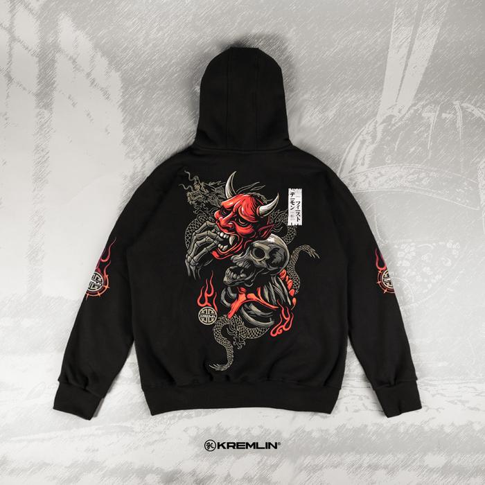 Gambar KREMLIN Pullover Hoodie Mythology Revival Black - GRIMASK - S dari Kremlin Clothing Kota Bandung Tokopedia