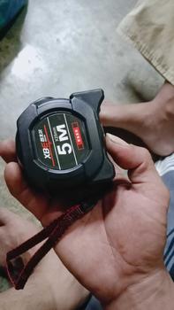 Product Review of 5/10M Measuring Tape Presisi Tinggi  /Measuring Tape/ Meteran Tukang/ Meteran Karet Baja Tahan Karat Tebal Neon Tahan Air Auto Lock from S**y S**a 0
