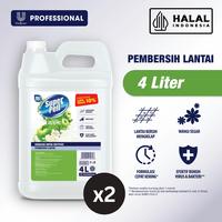 Gambar [HARGA SPESIAL] Superpell Professional Pembersih Lantai Apel Jerigen 4L Twinpack dari Unilever Professional Kota Tangerang 1 Tokopedia