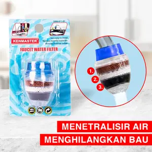 Filter Air Carbon Active 3L Original Saringan Air Kran / Kenmaster Filter Air Carbon Aktif (3L) 1 pcs - Penyaring Air SARINGAN AIR KRAN BATU SUSUN 6X PENYARING FILTER SUPER MURAH / FILTER AIR / FILTER KRAN AIR