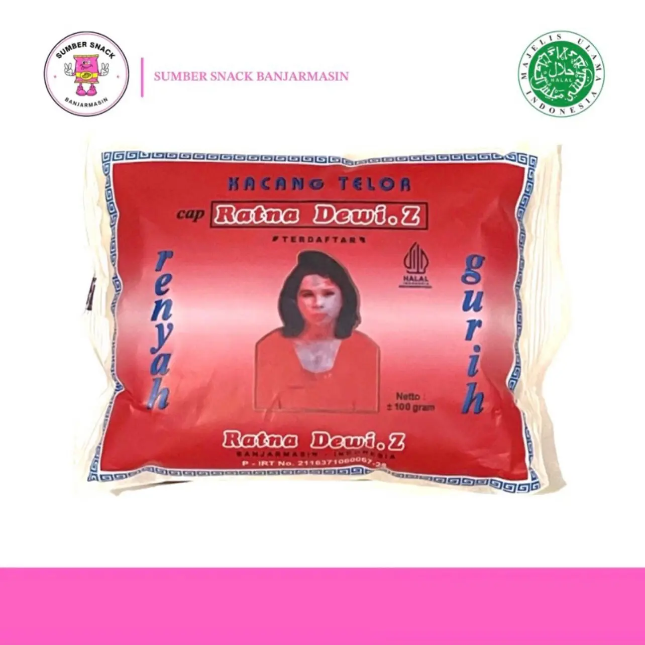 ￼Kacang Telor Cap Ratna Dewi.Z (100g)