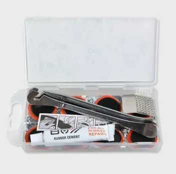 ROCKBROS GJ2145 Bike Inner Tire Repair Tool Set Kit Patch Cungkilan Lever Lem Tambal Ban Sepeda Metal Portable Outdoor 5