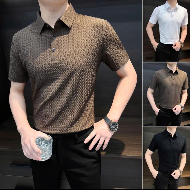  Áo Polo Cao Cấp Nam Chất Liệu Lụa Lạnh Co Giãn 4 Chiều Thấm Hút Mồ Hôi - UNTI STORE - BH24 