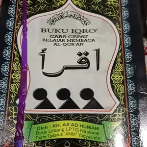 Iqro Besar Lengkap Jilid 1-6 Ukuran A5 dengan Kalam Gratis