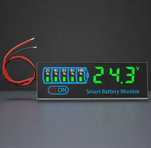 Indo MALL Jakarta - Gaqqee Indikator Kapasitas Baterai LED Battery Capacity Voltmeter - GQ-24