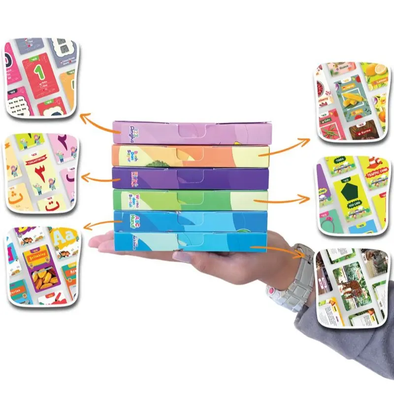 VIDI Flashcard Mainan Edukasi Isi 26 - 31 Kartu Laminasi Glossy Full Color 105gr 1