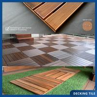 Gambar Decking Tile Kayu Asli Kalimantan 49x49 cm (LANTAI OUTDOOR) - 26 x 26 cm dari RAJAWALI PARQUET OFFICIAL_NEW Kab. Bandung 3 Tokopedia