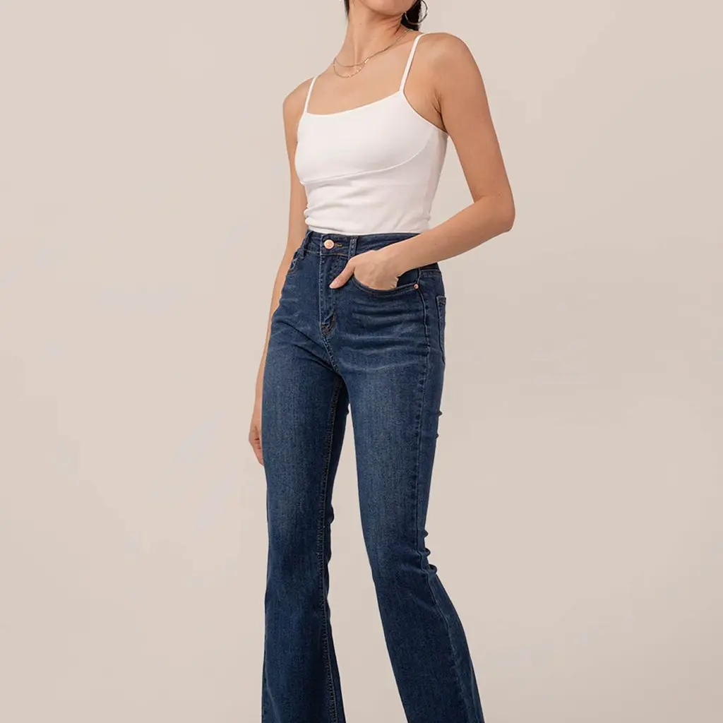 Golden Era Bell Jeans V2 in Dark Denim