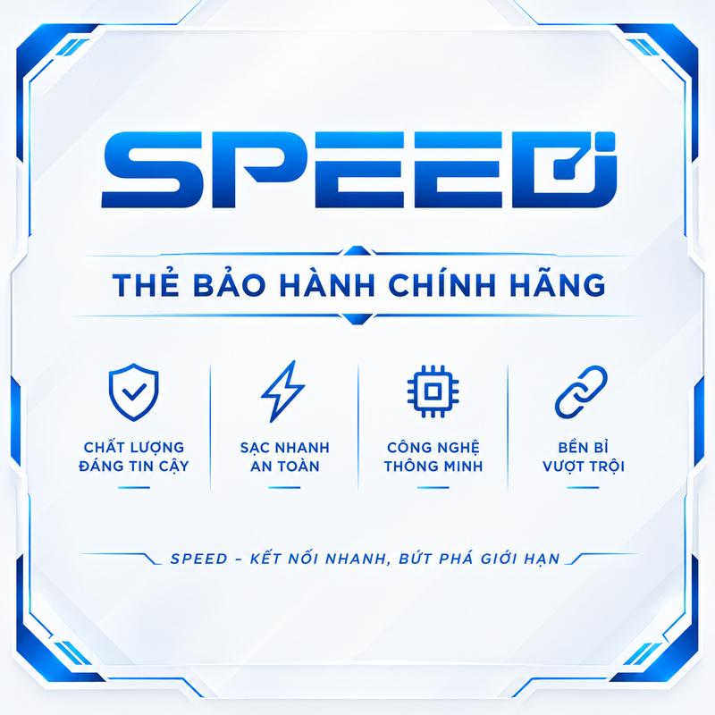SPEED | Thẻ bảo hành 12 tháng cho tất cả sản phẩm SPEED VTECH