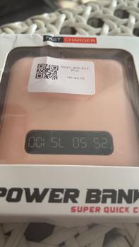 Product Review of 【COD】Hot Sale 20000mAh Mini Power Bank with 4 USB Ports Fast Charging and LED Display, Portable for iOS/Android Phone Charging - Power Bank Charger Pink (Free Shipping) from i** 0