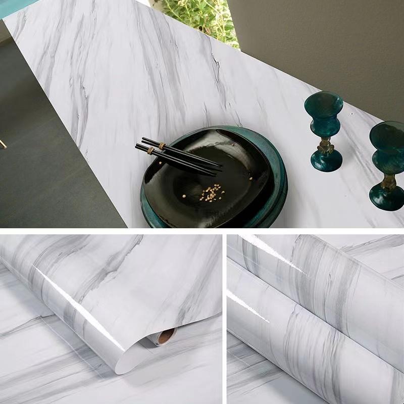 Ready Stock 60cm x 5 meter DIY Cabinet Wallpaper Cabinet Furniture Film ...
