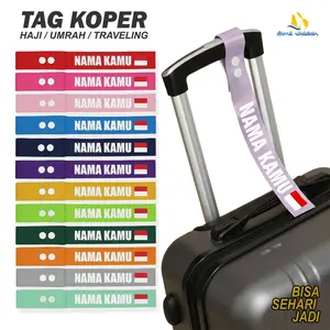 Birul Walidain Tag Penanda Koper Umroh & Haji Bisa Custom Nama Label Koper Travelling Premium Awet Tahan Lama Cocok Untuk Umroh Dan Haji