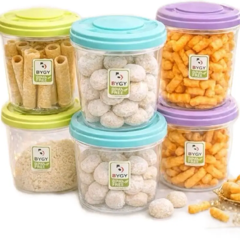 AB Grosir - isi 6 & isi 3 BYGY Klik Go Toples Serbaguna Paket Hemat Isi 6 Warna Cantik 2,5 kg Ideal untuk Usaha Anda Kitchenware