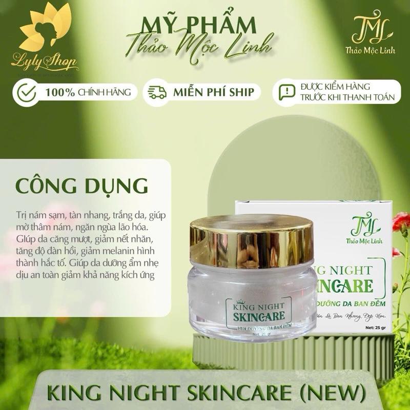 [Chính Hãng] Kem Dưỡng Da Ban Đêm Thảo Mộc Linh giúp da mờ nám tàn nhang, phục hồi da nhiễm độc, dưỡng ẩm dịu nhẹ