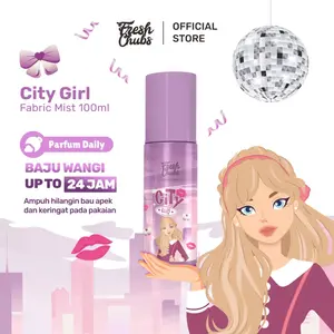 [Freshchubs] Parfum Anak Sekolah Parfum Baju Tahan Lama Wangi Seharian | City Girl - 100ML