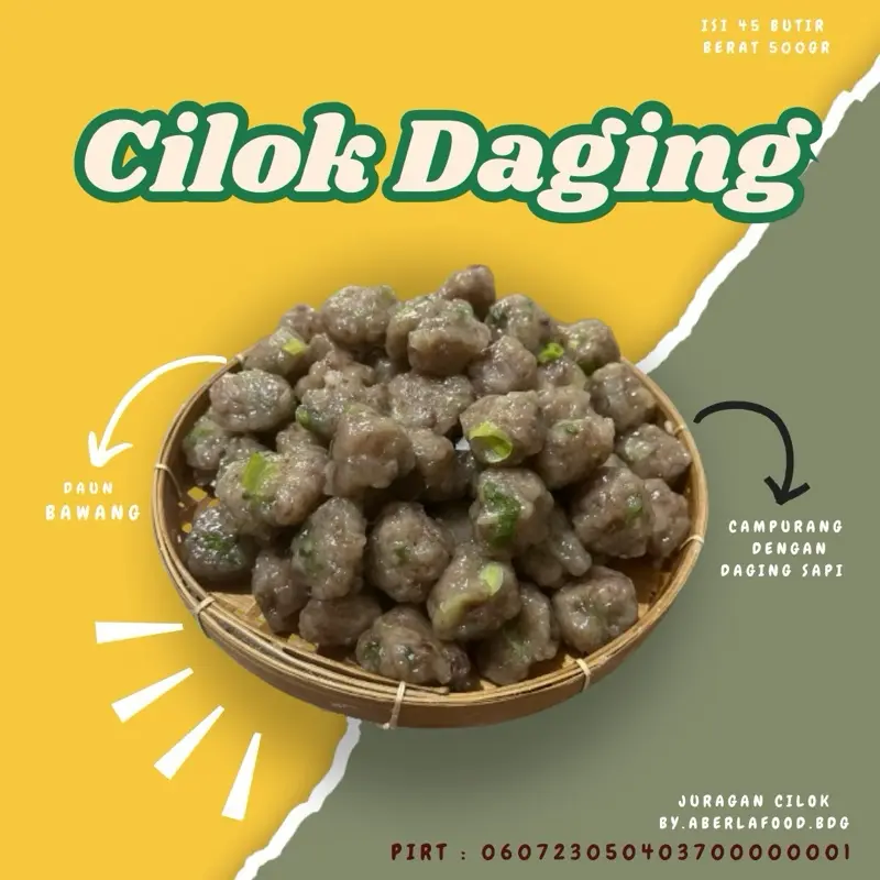 Juragan Cilok - Cilok daging kriwil bawang isi 40an topping seblak cemilan Food Pedas  Instan