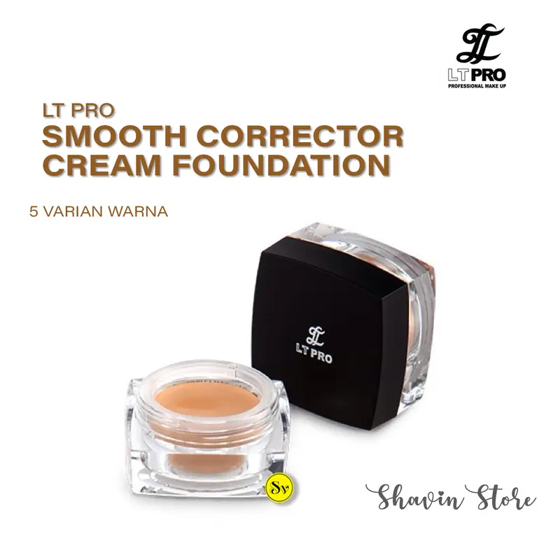 LT Pro Smooth Corrector Cream Foundation Concealer Mencerahkan Wajah Kering Liquid 0