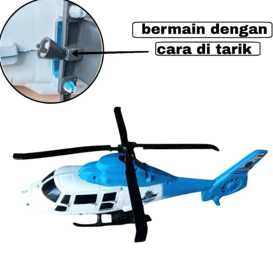 Mainan Anak Helicopter Tarik Berjalan OCT 5117 HELI KANTONG