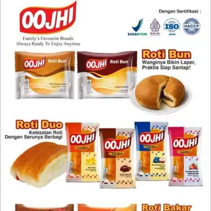 OOJHI Roti Yang Lagi Viral OOJHI - Family's Favourite Breads Dengan Sertifikasi BADAN POM HALAL ISO HACCP Roti Bun & Roti Duo