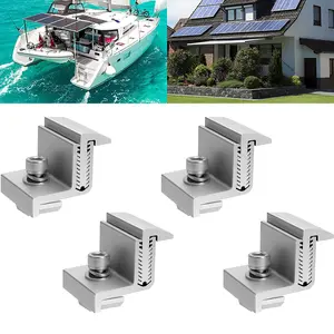 4X Solar Panel Z Brackets Photovoltaic Solar Panel Mounting Racking