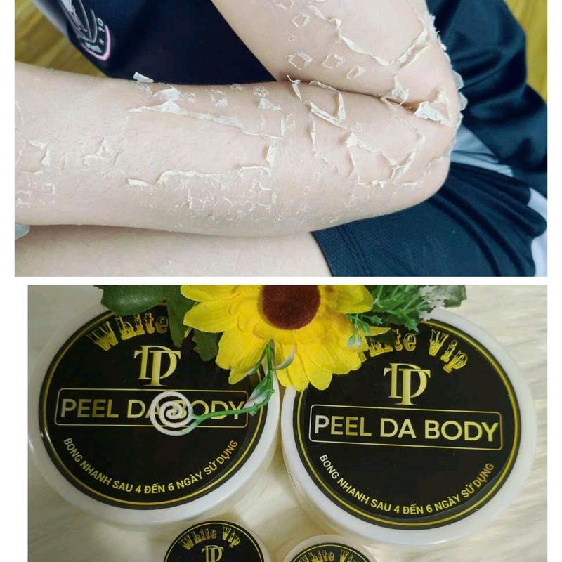 combo 2 bộ bong da body DT WHITE Làm Đẹp Da xài toàn thân từ 65kg trở lại
