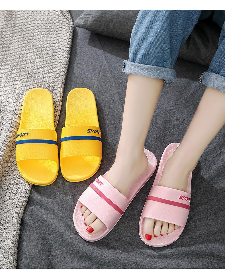 Product Introduction of Selipar tidak licin tapak kaki lembut dan tebal untuk wanita dan lelaki, sandal musim panas dalaman, untuk rumah, mandi, untuk Pasangan 4