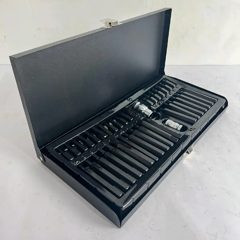 APR Mata Kunci L Bintang 10MM Bit Star Hex Spline Set 40PCS garansi 5thn 4