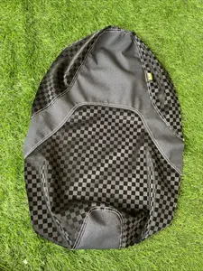 KULIT JOK MOTIF CATUR - kulit jok motif catur depan - kulit jok vario/mio/beatcatur