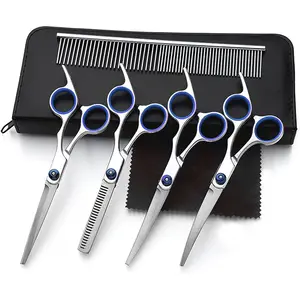 Nikuwaxi Set Gunting Grooming Perawatan Bulu Anjing 5 in 1 - NK-51