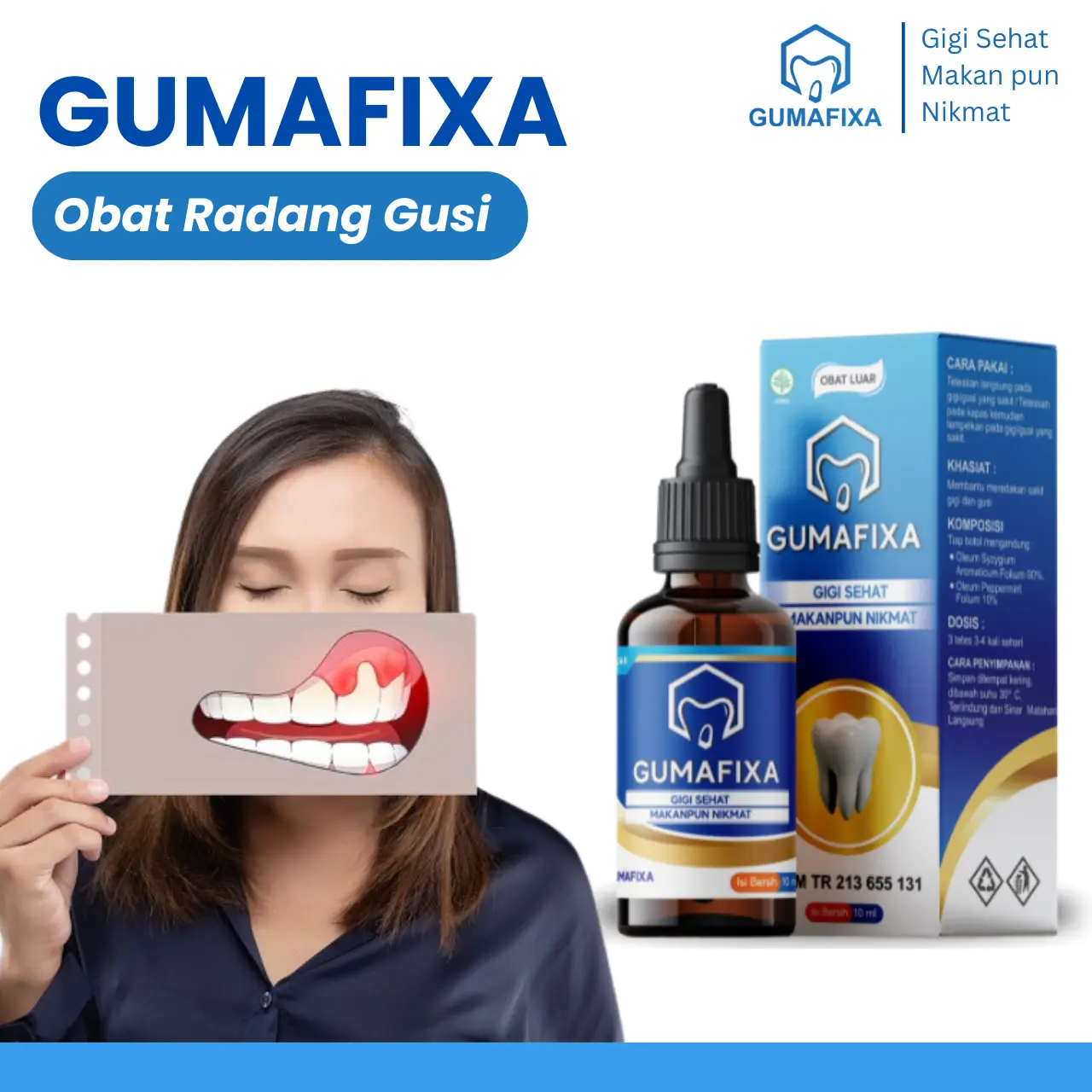 Gumafixa Untuk Sakit Gigi dan Radang Gusi