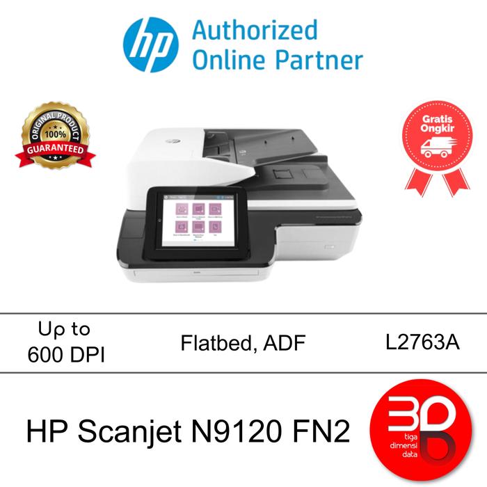Gambar HP Scanner ScanJet Enterprise Flow N9120 FN2 Original [L2763A] - Packing Biasa dari 3DD - HP Authorized Kota Administrasi Jakarta Pusat Tokopedia
