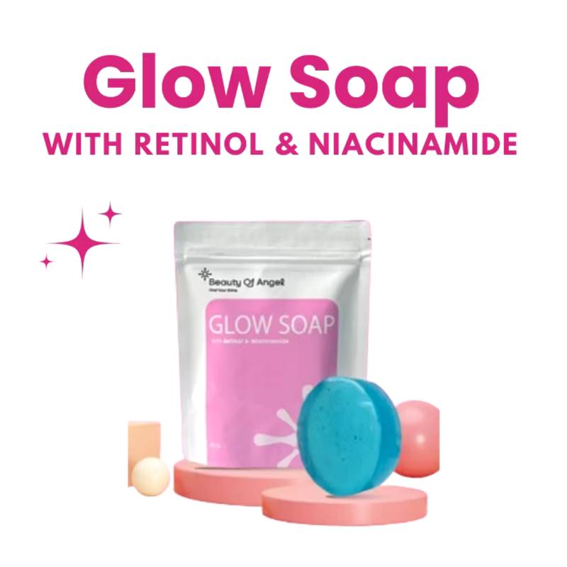 Beauty of Angel Glow Soap - Sabun Antiseptik Mencerahkan dan Melembabkan Kulit | Sabun Pencerah Kulit Kering dan Kusam | Sabun Pemutih badan 6