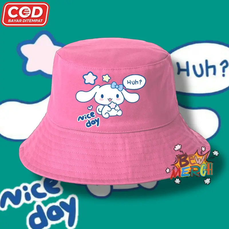 Topi Bucket Anak Cinnamorol / Topi Anak cinnamorol 1